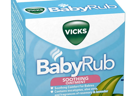 Vicks BabyRub Non-Medicated Soothing Chest Rub Ointment, with Eucalyptus 1.76 Ounce (Pack Of 6)