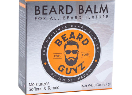 Beard Guyz Beard Balm With Grotein Moisturize Soften Tame Natural Ingredients 3 Oz (Pack Of 12)