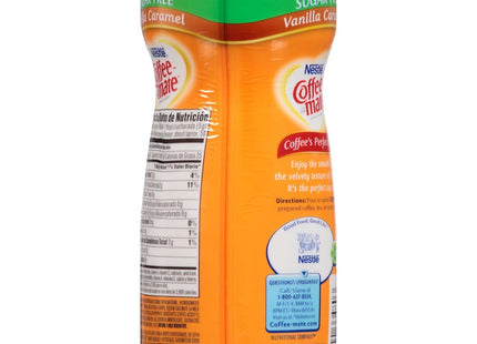 Nestle Coffee mate. Vanilla Caramel, Sugar Free, Coffee Creamer Powder, Non-dairy, Lactose Free, 10.2 Ounce (Pack Of 4)