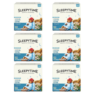 Celestial Seasonings Sleepytime Extra Well Tea, Caffeine Free Herbal Tea Bags, 20 Count (Pack Of 6)