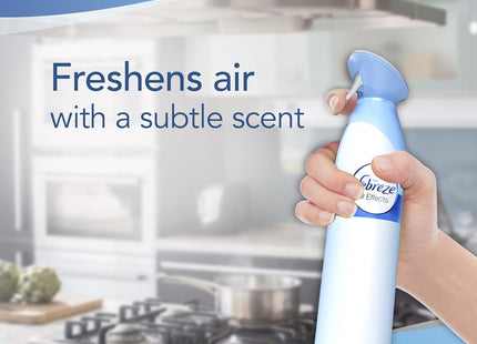 Febreze AIR Effects Air Freshener, Handheld Aerosol, Odor-Eliminating, Heavy Duty Crisp Clean, 8.8 oz (Pack Of 5)