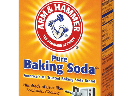 Arm & Hammer Pure Baking Soda, For Baking, Cleaning & Deodorizing, 8 Ounce (Pack Of 4)