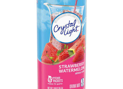 Crystal Light Strawberry Watermelon Drink Mix, (55.7 G) 12-Quart Canister 1.96 Ounce (Pack Of 24)