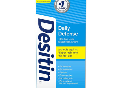 Desitin Daily Defense Baby Diaper Rash Cream Travel Size 2 oz (Pack Of 4)