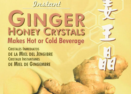 Prince Of Peace Original Ginger Honey Crystal Tea, Caffeine Free, 10 Count (Pack Of 6)