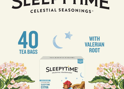 Celestial Seasonings Sleepytime Extra Well Tea, Caffeine Free Herbal Tea Bags, 20 Count (Pack Of 1)