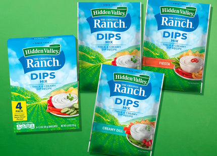 Hidden Valley, Original Ranch Dressing And Seasoning, Dip and Salad Mix, Gluten Free, 1 Ounce (Pack Of 3)