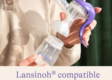 Lansinoh Manual Breast Pump, Hand Pump for Breastfeeding (PacK Of 24)