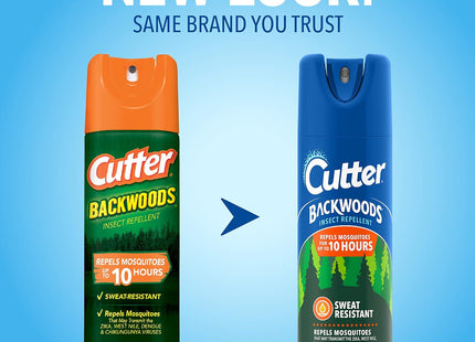 Cutter Backwoods Insect Repellent Aerosol Spray Limited Edition Patriotic 6 Ounces (Pack Of 2)