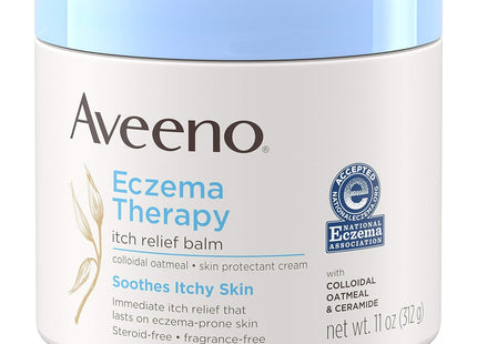 Aveeno Eczema Therapy Nighttime Itch Relief Balm, Fragrance-free 11 oz (Pack Of 6)