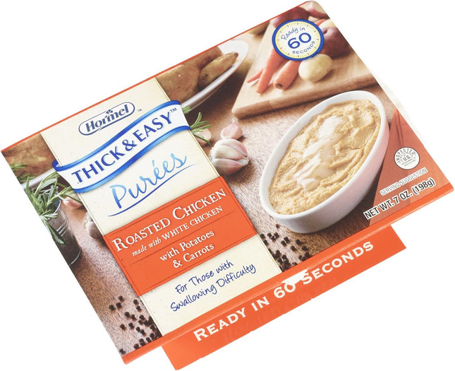 Hormel Thick & Easy Puree Roasted Chicken With Potatoes & Carrots, 7 Ounces (Pack Of 3)