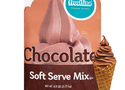 Frostline Chocolate Soft Serve Mix, Fat Free, Gluten Free, Lactose Free, Kosher-Dairy 6 Pound Bag (Pack Of 1)