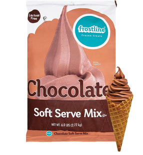 Frostline Chocolate Soft Serve Mix, Fat Free, Gluten Free, Lactose Free, Kosher-Dairy 6 Pound Bag (Pack Of 1)