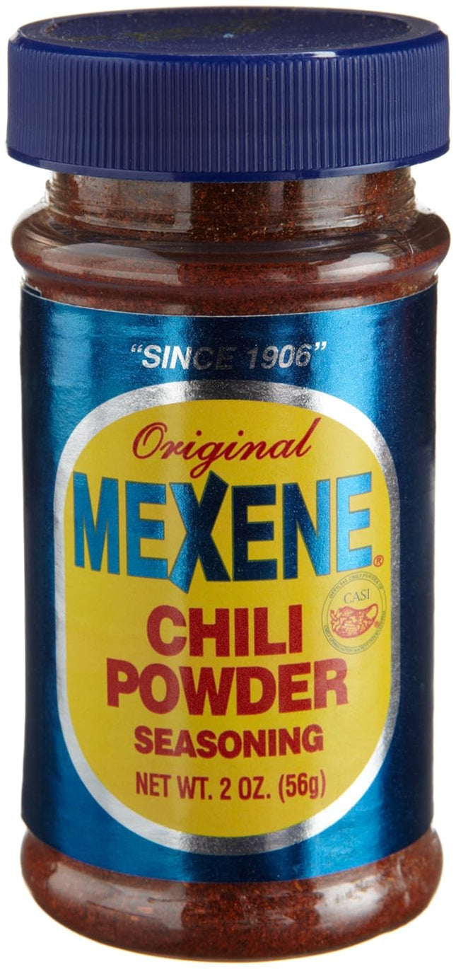 Mexene Original Chili Powder Seasoning, Blended with cumin, oregano, and garlic, 2 Ounces (Pack Of 12)