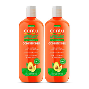 Cantu Shea Butter Natural Hair Sulfate Free Hydrating Cream Conditioner 13.5 Ounce (Pack Of 2)