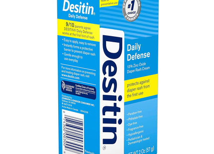 Desitin Daily Defense Baby Diaper Rash Cream Travel Size 2 oz (Pack Of 4)