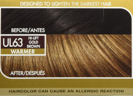 L'Oreal Paris Superior Preference Permanent Hair Color, UL63 Hi-Lift Gold Brown (Pack Of 2)