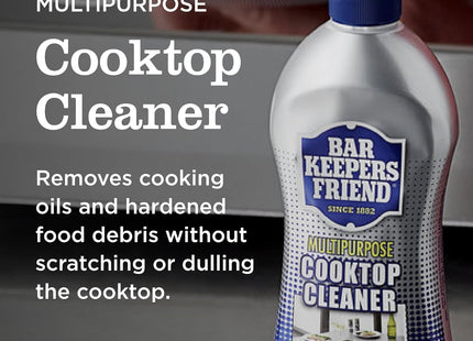 Bar Keepers Friend Multipurpose Cooktop Cleaner Liquid Stovetop Cleanser 13 Ounce (Pack Of 1)