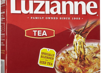 Luzianne Specially Blended for Iced Tea Bags, Clear & Refreshing Home Brewed, Unsweetened, 100-Count (Pack Of 4)