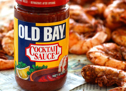 OLD BAY Cocktail Sauce, Horseradish, Blend of Herbs and Spices Rich Flavored Shrimp, Chicken, Vegetables 8 FL Ounce (Pack Of 2)