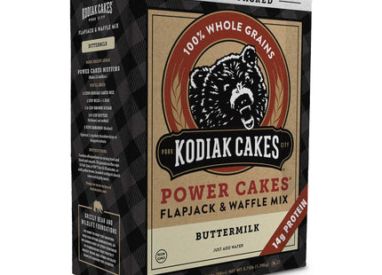 Kodiak Cakes Buttermilk Pancake and Waffle Mix Power Cakes, Flapjack and Waffle Baking Mix, Dark Chocolate, 20 Ounces (Pack Of 12)