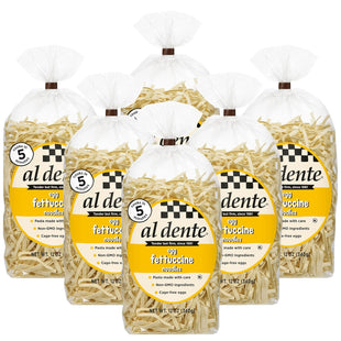 Al Dente Carba-Nada Egg Fettuccine, Noodles 10-Ounce Bags (Pack Of 6)