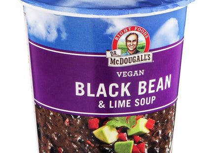 Dr McDougalls Right Foods Black Bean and Lime Big Cup Noodles Soup, 3.4 Ounce (Pack Of 3)