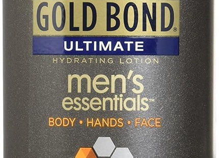 Gold Bond Men's Essentials Everyday Moisture Daily Body And Hand Lotion, With Vitamin-C 14.5 Ounce (Pack Of 2)