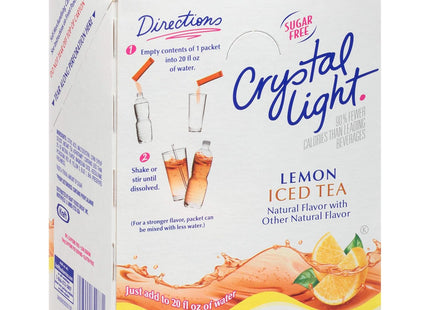 Crystal Light On-the-Go-Iced-Tea-OTG-Mix Lemonade Sticks Powder, Lemonade Flavor, 0.17 oz 30 Count (Pack Of 5)