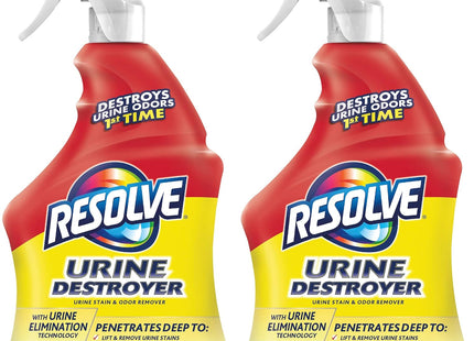 Resolve Urine Destroyer Pet Urine Stain and Odor Remover, Carpet Cleaner, Citrus Spray, 32 Ounce (Pack Of 1)