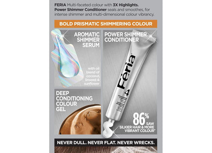 L'Oreal Paris Feria Permanent Hair Color, 50 Havana Brown Medium Brown (PacK Of 24)