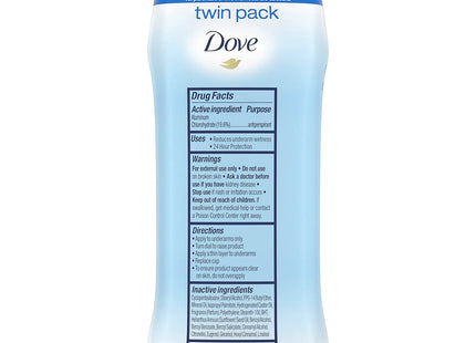 Dove Invisible Solid, Advanced Care, Sweat and Odor Protection, Anti-Perspirant Deodorant, Original Clean, 2.6 Oz (Pack Of 1)