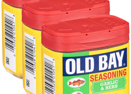 OLD BAY Garlic & Herb Seasoning, Blend With Extra Garlic And Herb 2.25 Ounce (Pack Of 6)