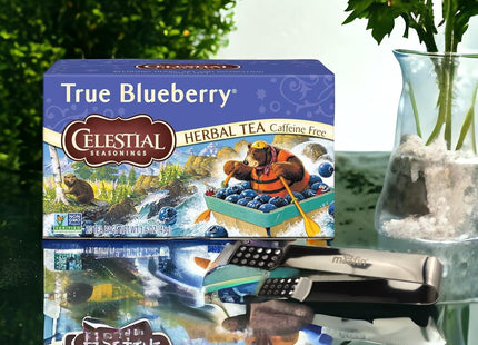 Celestial Seasonings Caffeine Free, Herbal Tea Bag, True Blueberry, 20 Count (Pack Of 6)