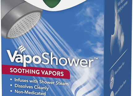 Vicks Vaposhower, Shower Tablet, Soothing Non-medicated, Eucaplytus & Menthol, Vapor Steam, 5 Count (Pack Of 6)