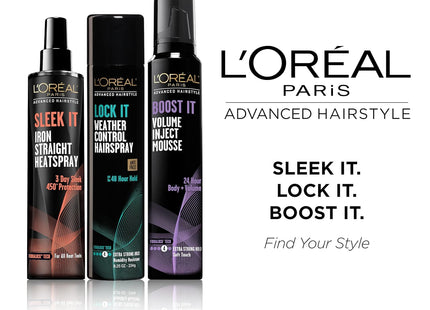 L'Oreal Paris HairCare, Advanced Hairstyle Boost, It Volume Inject Mousse HairSpray, 8.3 Ounce (Pack Of 3)