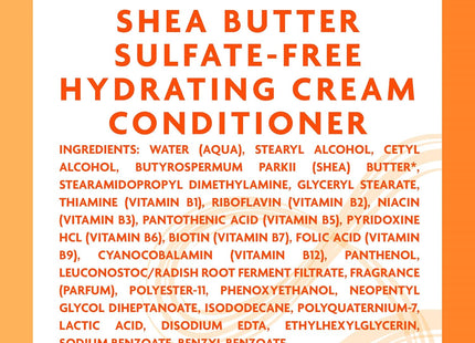 Cantu Shea Butter Natural Hair Sulfate Free Hydrating Cream Conditioner 13.5 Ounce (Pack Of 2)