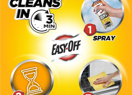 Easy-Off Heavy Duty Oven Cleaner Spray, Regular Scent, Removes Grease, 14.5 ounce (Pack Of 2)