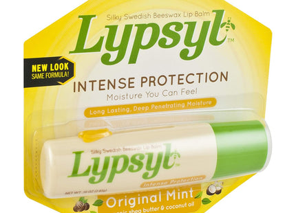 Lypsyl Intense Protection Lypmoisturizer, Original Softening, Moisturizing Lip Balm, Original Mint, 0.1 Ounce (Pack Of 2)