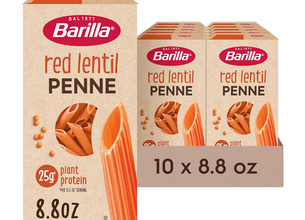 Barilla Legume Red Lentil Gluten Free Vegetarian Non-Gmo Penne Pasta, 8.8 Ounces (Pack Of 1)