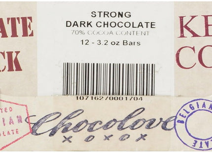 Chocolove Strong Premium Dark Chocolate Bar, (90 G) 3.2 Ounces (Pack Of 6)