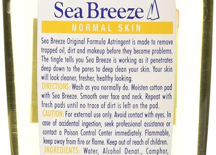 Sea Breeze Classic Clean, Astringent, Original Formula, Refreshing, 10 Ounce (Pack Of 1)