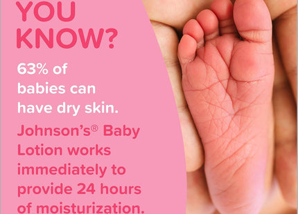 Johnson’s Baby Moisturizing Pink Baby Lotion with Coconut Oil - 3.4 Fl Oz