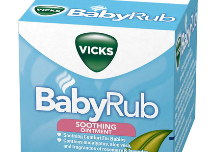 Vicks BabyRub Non-Medicated Soothing Chest Rub Ointment, with Eucalyptus 1.76 Ounce (Pack Of 6)