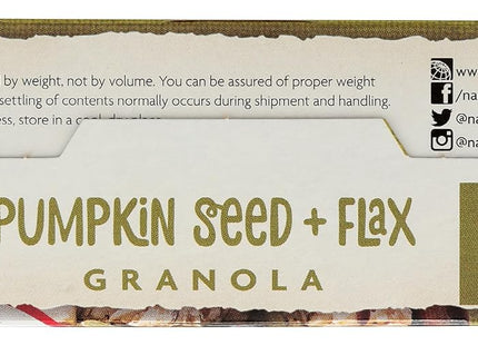 Nature's Path Organic Pumpkin Seed and Flax Granola, Wheat free, Low Sodium, Non-GMO, 11.5 Ounce (Pack Of 6)