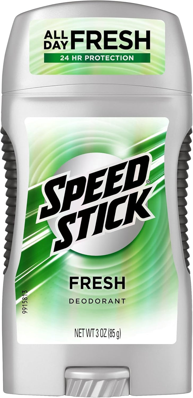 Speed Stick Mennen, Active Fresh Deodorant Stick, All Day Fresh, Aluminum-Free, 3 Ounce (Pack Of 8)