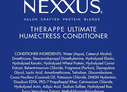 Nexxus Humectress Ultimate Moisture Conditioner, with Protein Fusion, Travel Size, 3 Ounce (Pack Of 4)