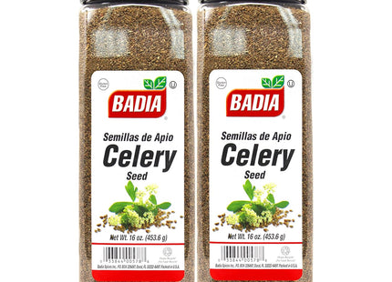 Badia Spices Inc Seas Celery Seed Whole, Seasonings & Spices, No Artificial Flavors, 16 Ounce (Pack Of 6)