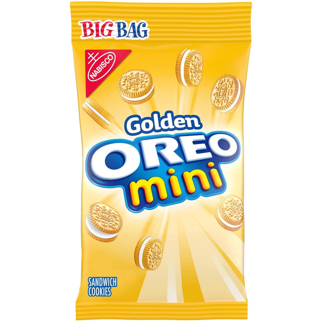 Nabisco OREO Mini Golden Sandwich Cookies, Vanilla Flavor, 3 Ounce (Pack Of 1)