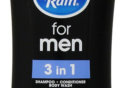 White Rain for Men 3 in 1,  Shampoo, Conditioner, Body Wash, Cool Ocean Wave, 16.9 Ounce (Pack Of 6)